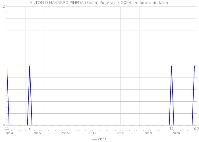 ANTONIO NAVARRO PINEDA (Spain) Page visits 2024 