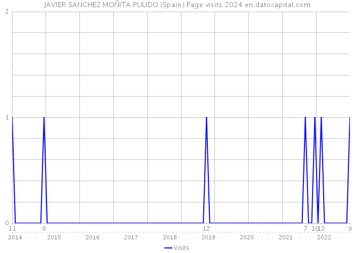 JAVIER SANCHEZ MOÑITA PULIDO (Spain) Page visits 2024 