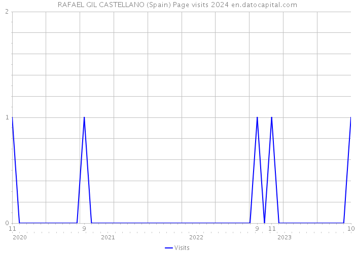 RAFAEL GIL CASTELLANO (Spain) Page visits 2024 