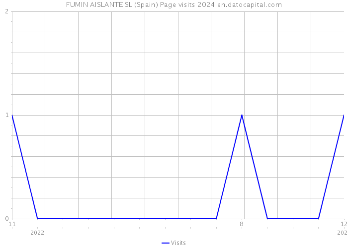 FUMIN AISLANTE SL (Spain) Page visits 2024 