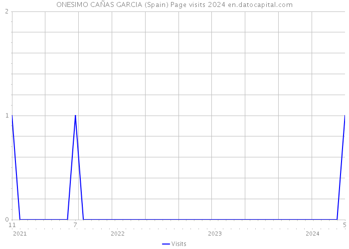 ONESIMO CAÑAS GARCIA (Spain) Page visits 2024 