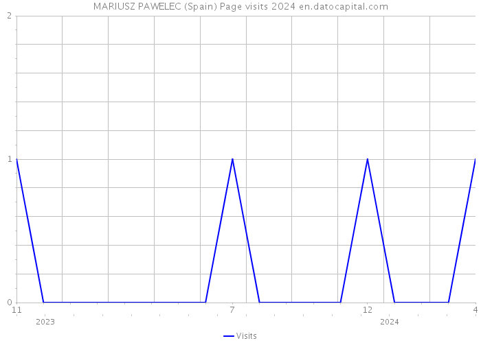 MARIUSZ PAWELEC (Spain) Page visits 2024 