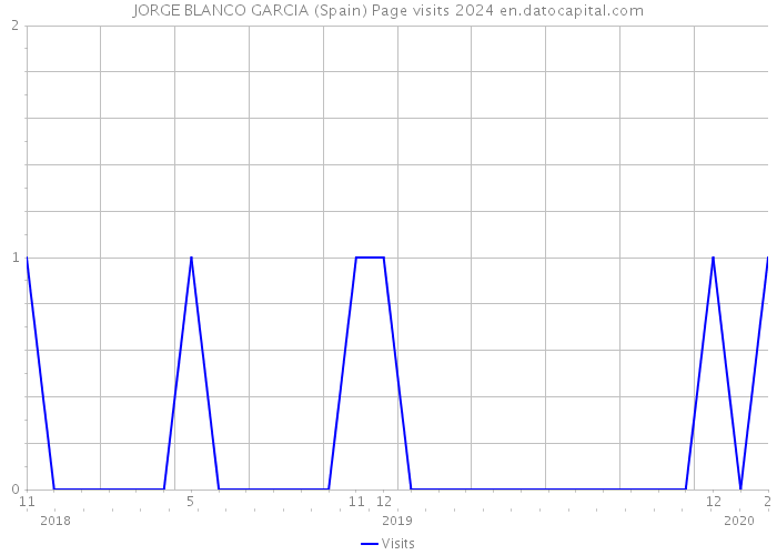 JORGE BLANCO GARCIA (Spain) Page visits 2024 