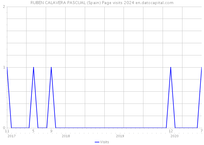 RUBEN CALAVERA PASCUAL (Spain) Page visits 2024 