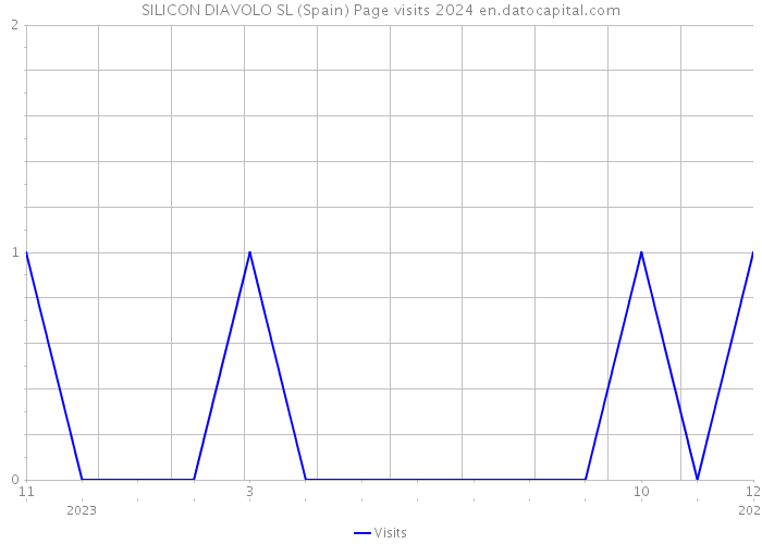 SILICON DIAVOLO SL (Spain) Page visits 2024 