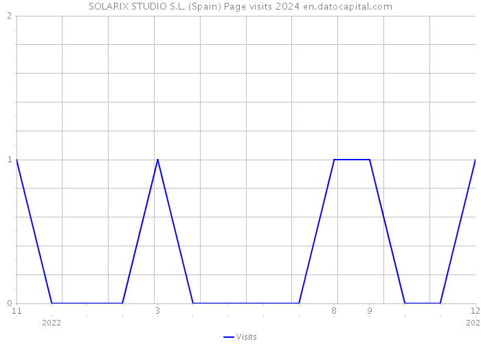 SOLARIX STUDIO S.L. (Spain) Page visits 2024 