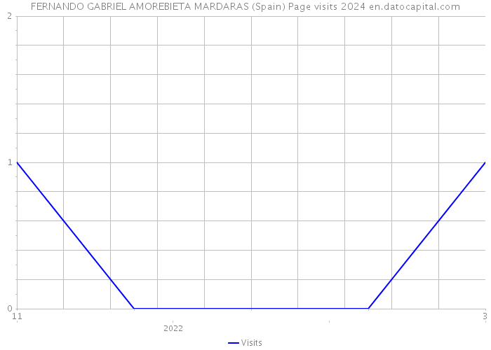 FERNANDO GABRIEL AMOREBIETA MARDARAS (Spain) Page visits 2024 