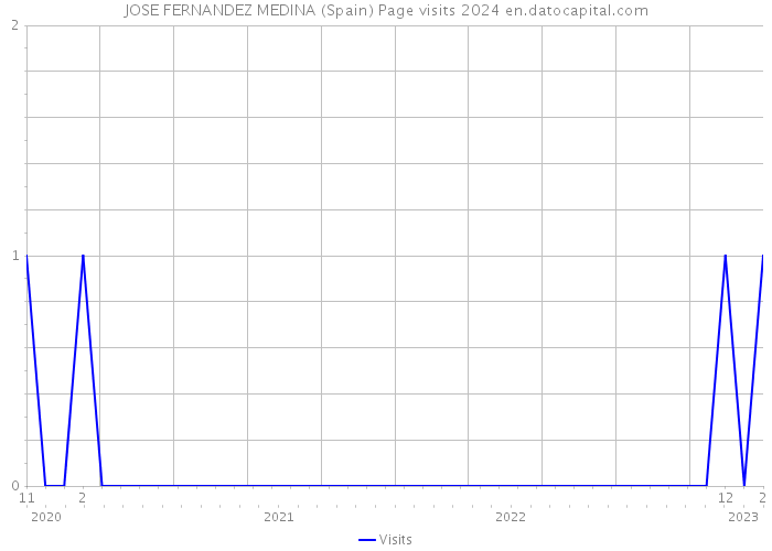 JOSE FERNANDEZ MEDINA (Spain) Page visits 2024 