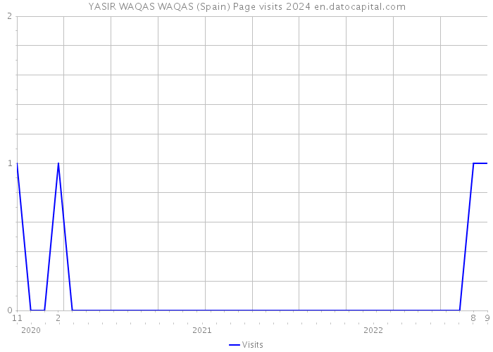 YASIR WAQAS WAQAS (Spain) Page visits 2024 