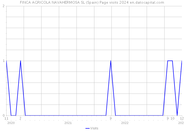 FINCA AGRICOLA NAVAHERMOSA SL (Spain) Page visits 2024 