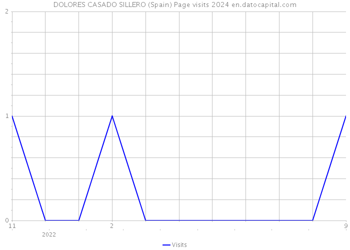 DOLORES CASADO SILLERO (Spain) Page visits 2024 