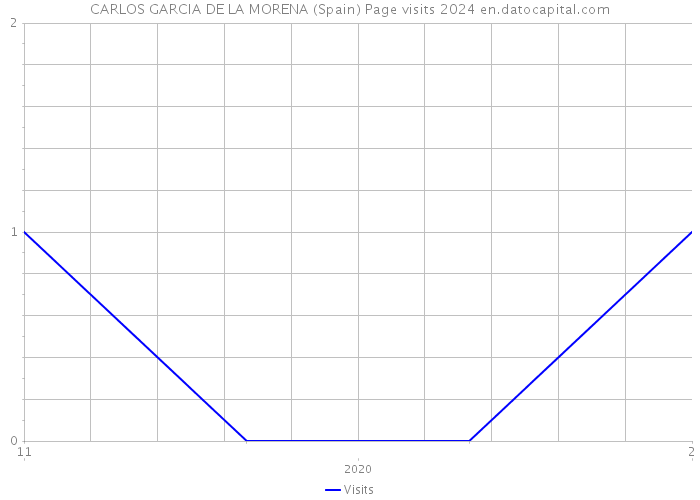 CARLOS GARCIA DE LA MORENA (Spain) Page visits 2024 