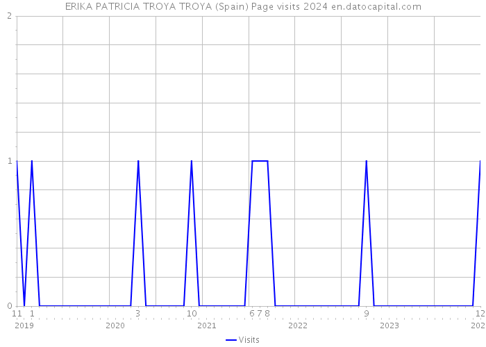 ERIKA PATRICIA TROYA TROYA (Spain) Page visits 2024 