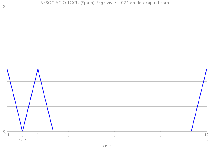 ASSOCIACIO TOCU (Spain) Page visits 2024 