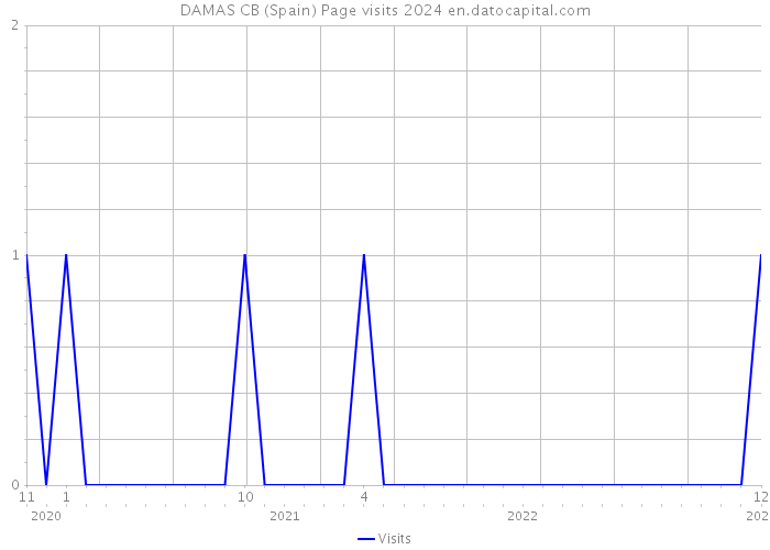 DAMAS CB (Spain) Page visits 2024 