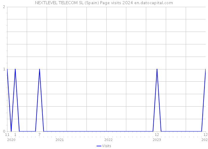NEXTLEVEL TELECOM SL (Spain) Page visits 2024 