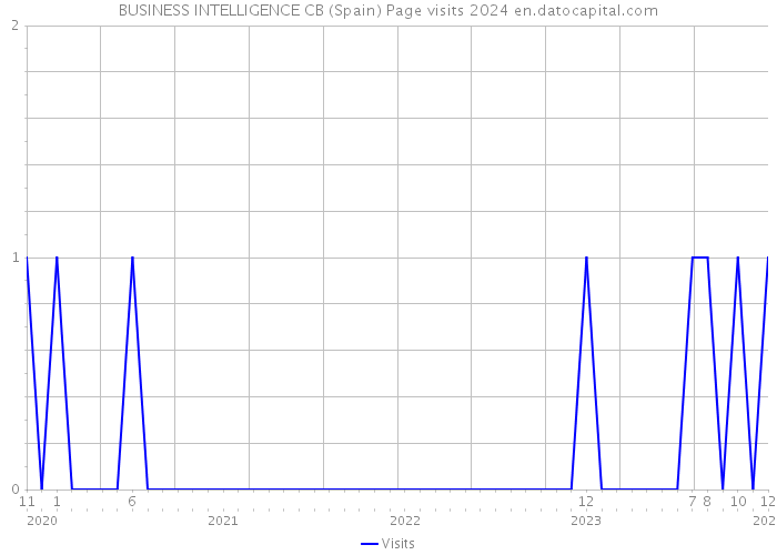 BUSINESS INTELLIGENCE CB (Spain) Page visits 2024 