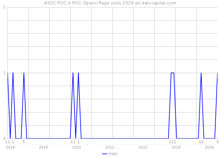 ASOC POC A POC (Spain) Page visits 2024 