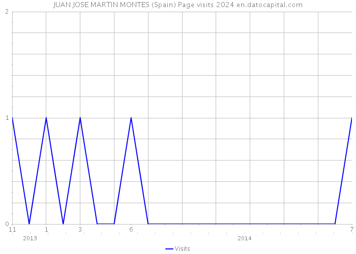 JUAN JOSE MARTIN MONTES (Spain) Page visits 2024 