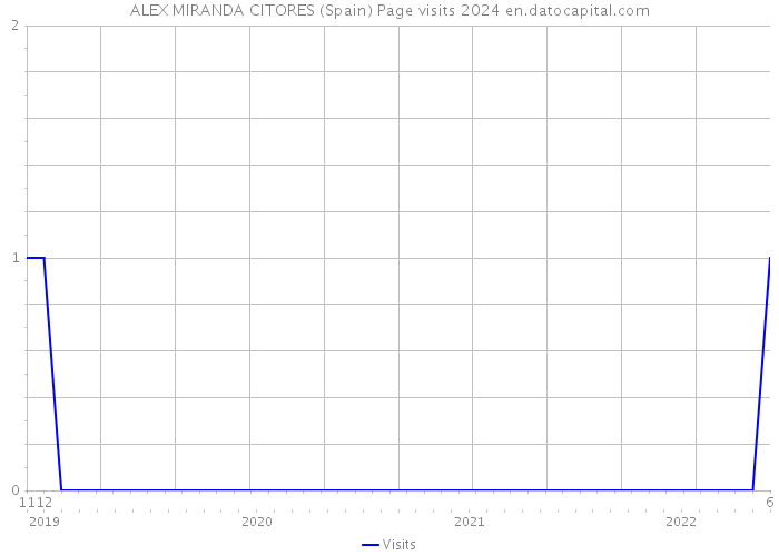 ALEX MIRANDA CITORES (Spain) Page visits 2024 