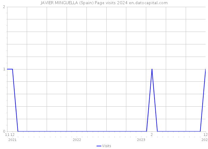 JAVIER MINGUELLA (Spain) Page visits 2024 