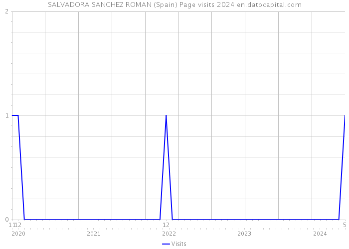 SALVADORA SANCHEZ ROMAN (Spain) Page visits 2024 