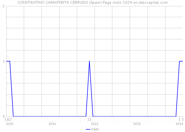 CONSTANTINO CAMAFREITA CERRUDO (Spain) Page visits 2024 