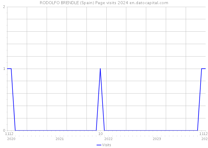 RODOLFO BRENDLE (Spain) Page visits 2024 