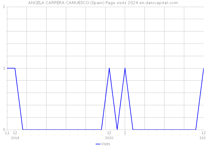 ANGELA CARRERA CAMUESCO (Spain) Page visits 2024 