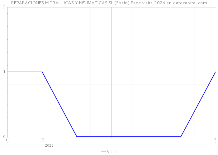 REPARACIONES HIDRAULICAS Y NEUMATICAS SL (Spain) Page visits 2024 