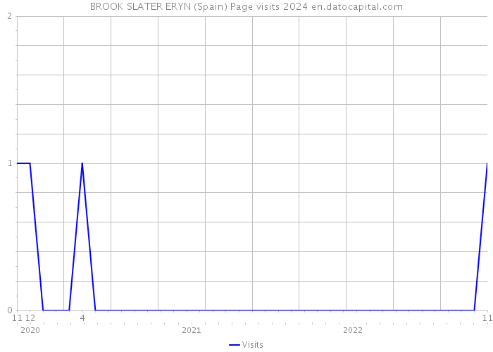 BROOK SLATER ERYN (Spain) Page visits 2024 