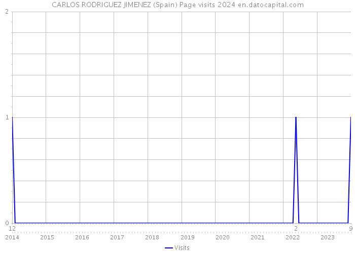 CARLOS RODRIGUEZ JIMENEZ (Spain) Page visits 2024 