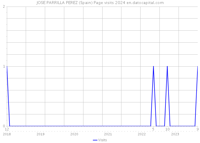 JOSE PARRILLA PEREZ (Spain) Page visits 2024 