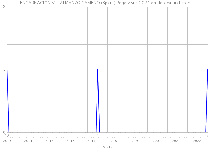 ENCARNACION VILLALMANZO CAMENO (Spain) Page visits 2024 