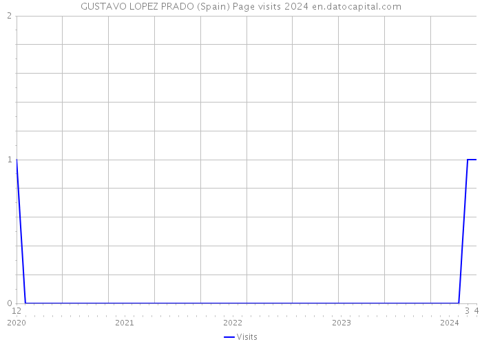 GUSTAVO LOPEZ PRADO (Spain) Page visits 2024 