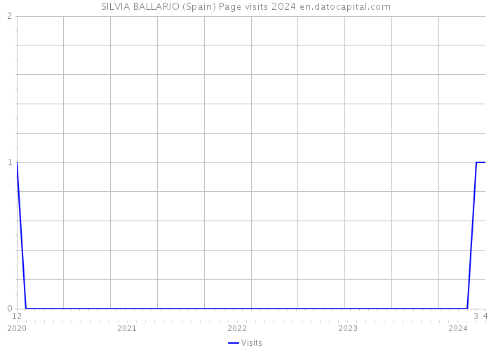 SILVIA BALLARIO (Spain) Page visits 2024 