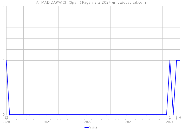 AHMAD DARWICH (Spain) Page visits 2024 