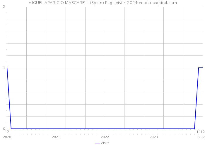 MIGUEL APARICIO MASCARELL (Spain) Page visits 2024 