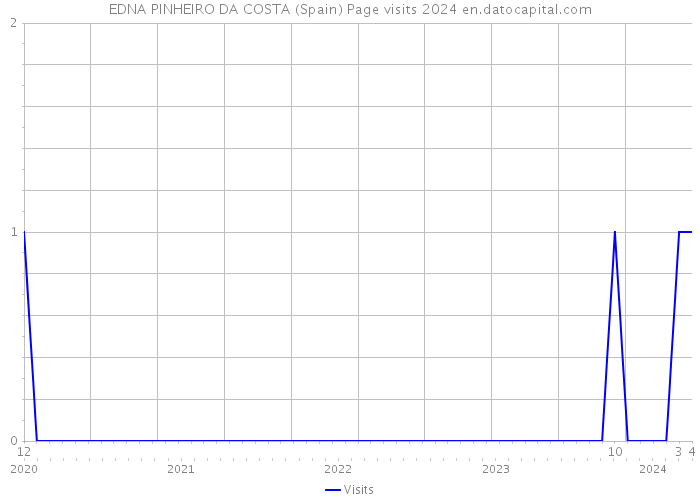 EDNA PINHEIRO DA COSTA (Spain) Page visits 2024 