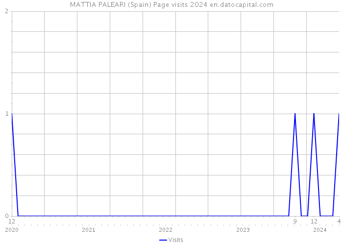 MATTIA PALEARI (Spain) Page visits 2024 
