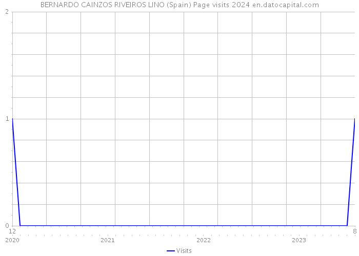 BERNARDO CAINZOS RIVEIROS LINO (Spain) Page visits 2024 