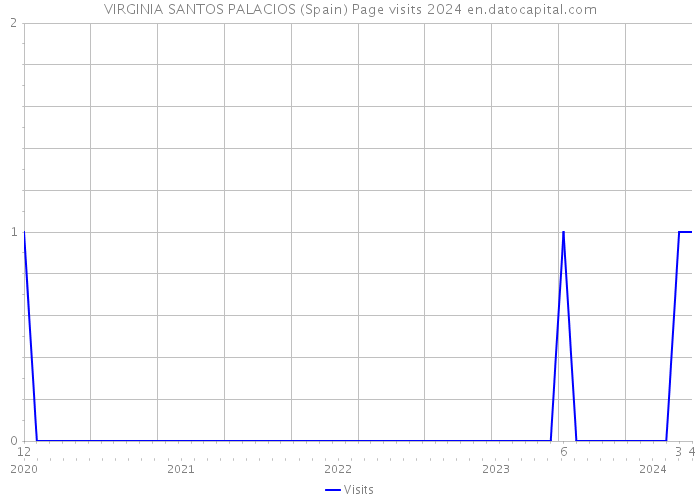 VIRGINIA SANTOS PALACIOS (Spain) Page visits 2024 