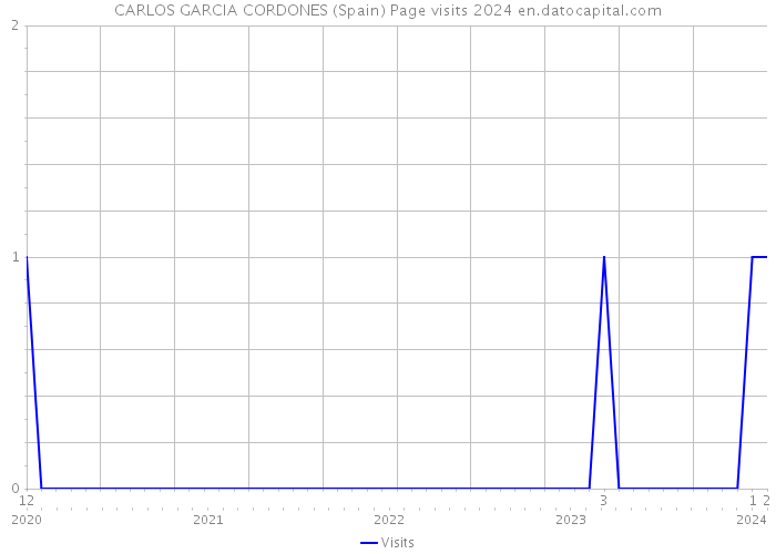 CARLOS GARCIA CORDONES (Spain) Page visits 2024 