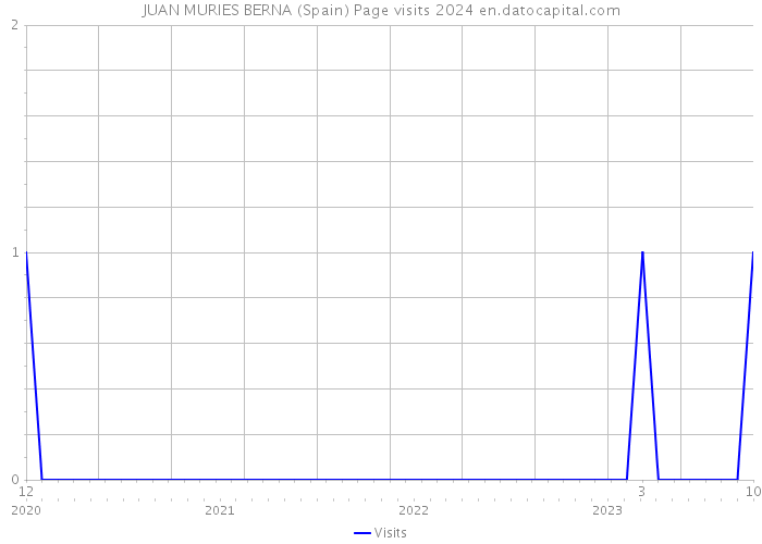 JUAN MURIES BERNA (Spain) Page visits 2024 