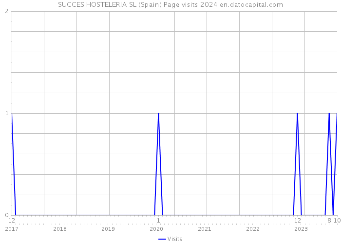 SUCCES HOSTELERIA SL (Spain) Page visits 2024 