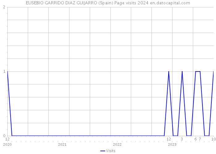 EUSEBIO GARRIDO DIAZ GUIJARRO (Spain) Page visits 2024 