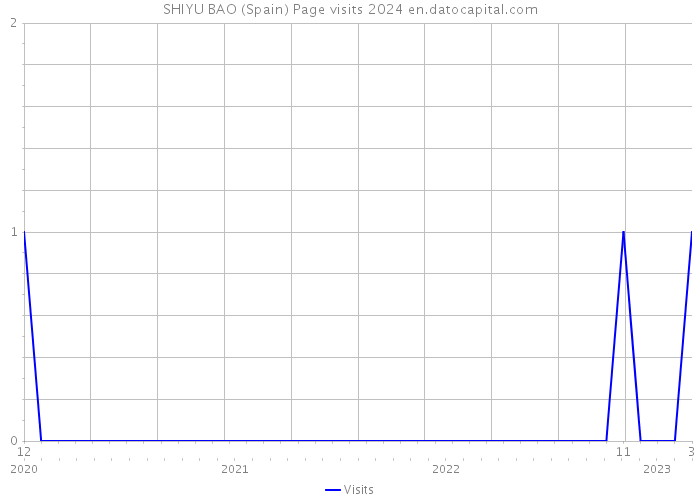 SHIYU BAO (Spain) Page visits 2024 