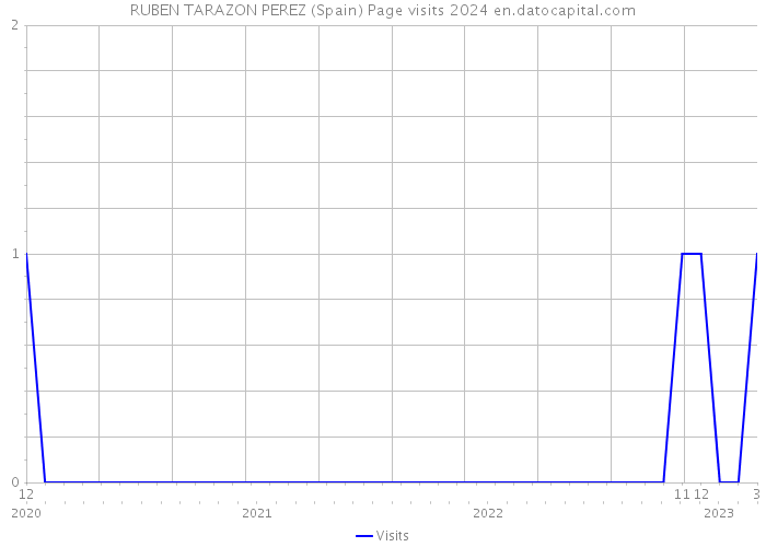 RUBEN TARAZON PEREZ (Spain) Page visits 2024 