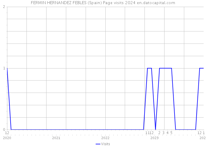 FERMIN HERNANDEZ FEBLES (Spain) Page visits 2024 