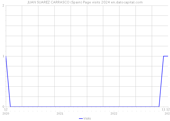 JUAN SUAREZ CARRASCO (Spain) Page visits 2024 